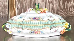 Vintage French Sevres Porcelain Serving Bowl