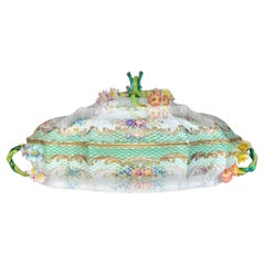 Vintage French Sevres Porcelain Serving Bowl