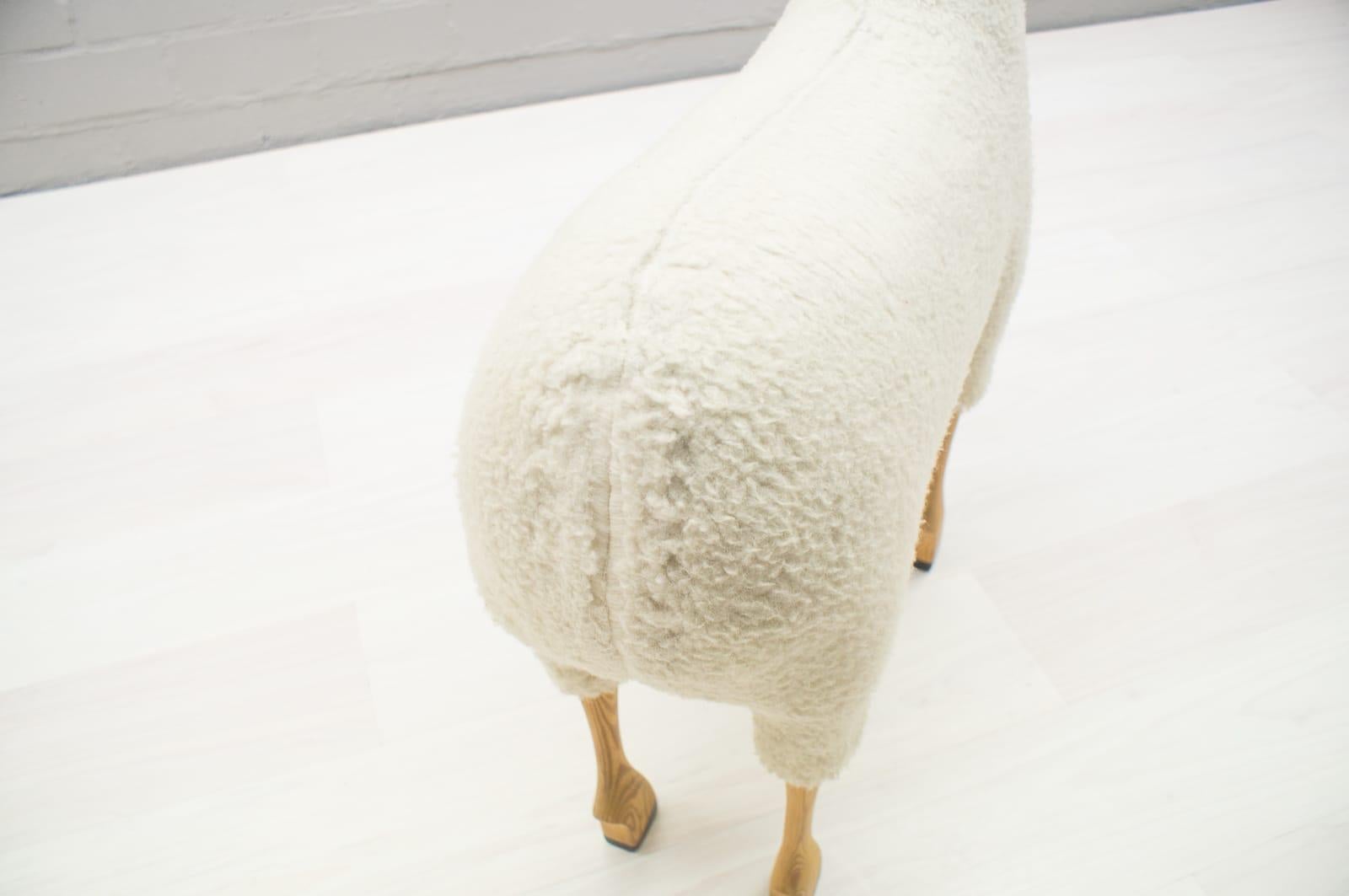 Sheep Stool and Footstool Set by Hans-Peter Krafft for Meier, Germany 1960s 2