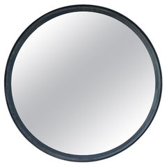 Vintage French Sign Frame as Oversized Mirror