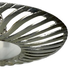 Vintage French Silver Light Fixture