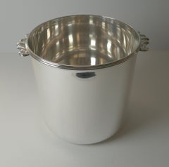 Vintage French Silver Plated Wine or Champagne Cooler / Bucket, Puiforcat