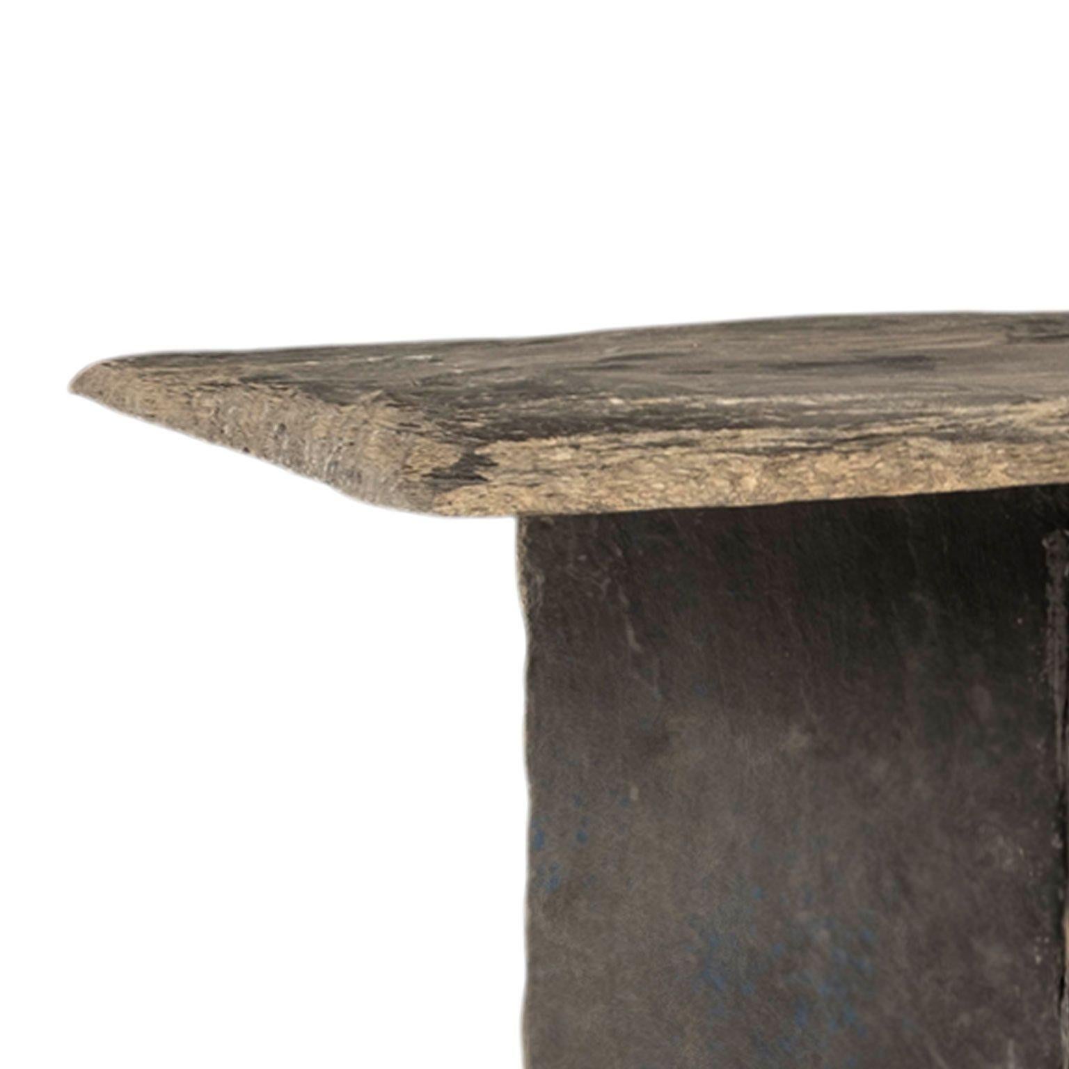 Vintage Französisch Schiefer Tisch (Moderne) im Angebot