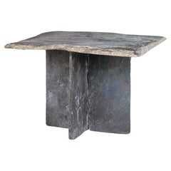 Mesa de pizarra francesa vintage