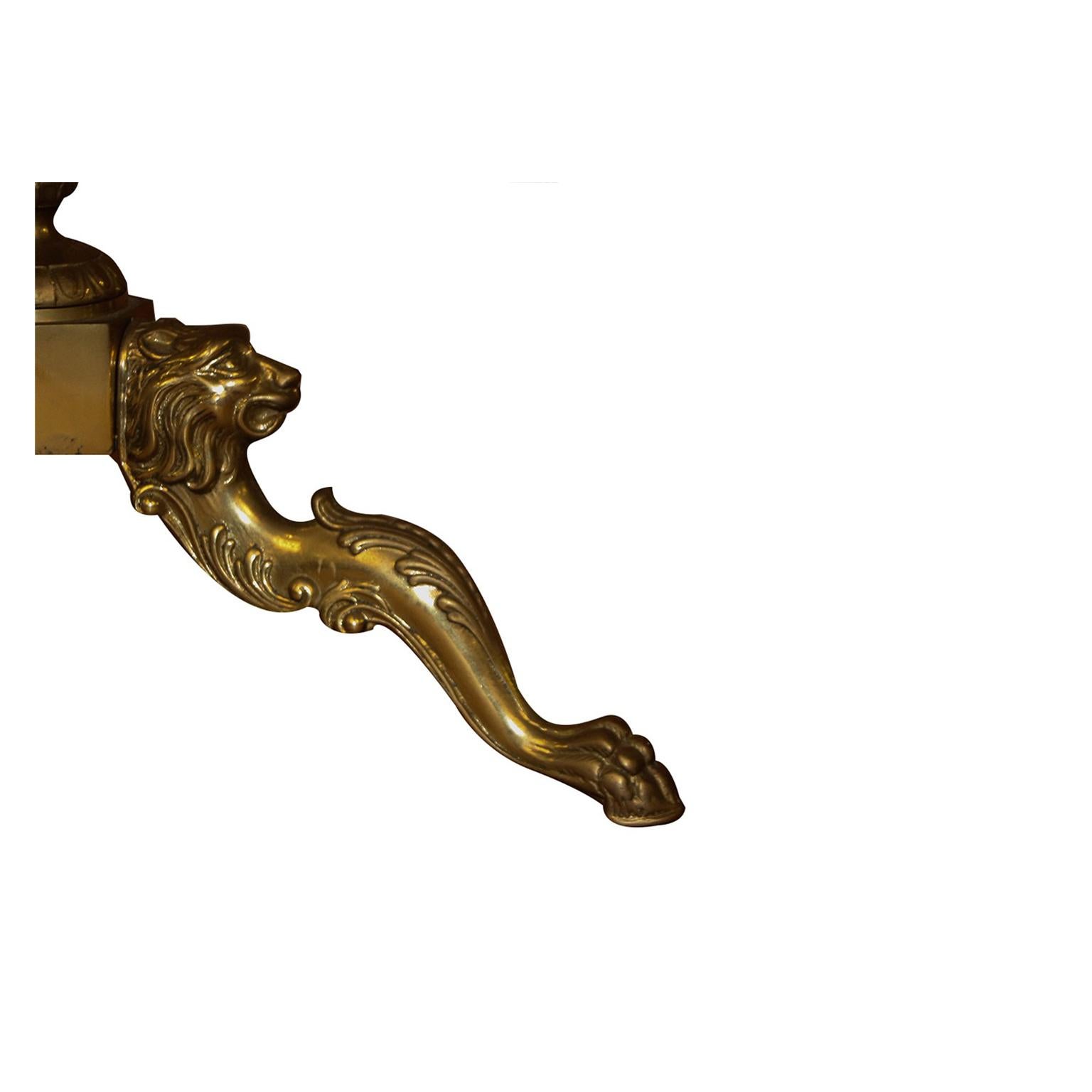 Vintage French Solid Brass Coat Stand Hat Rack Vintage French Solid Brass Coat Stand Hat Rack