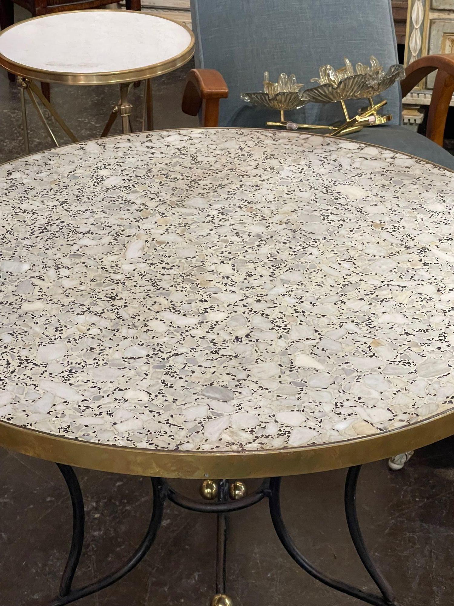 granite top outdoor dining table
