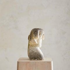 Scultura figurativa francese vintage in pietra n. 11