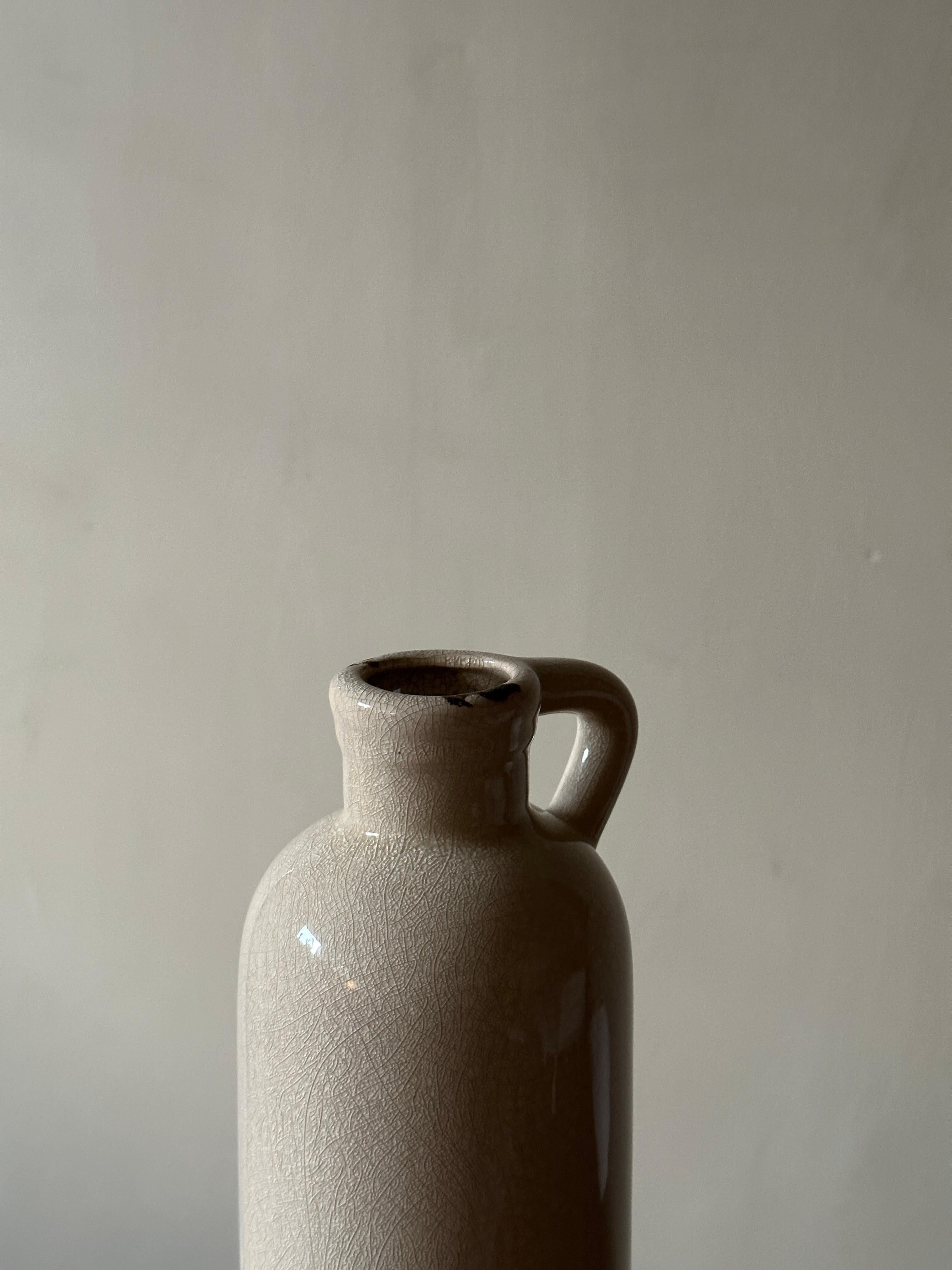 Mid-Century Modern Vintage French Stoneware, Ceramic Vessel, c. 1960s For Sale