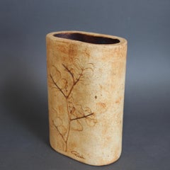 Vaso francese d'epoca in gres di Raymonde Leduc