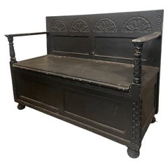 Vintage French Storage Bench