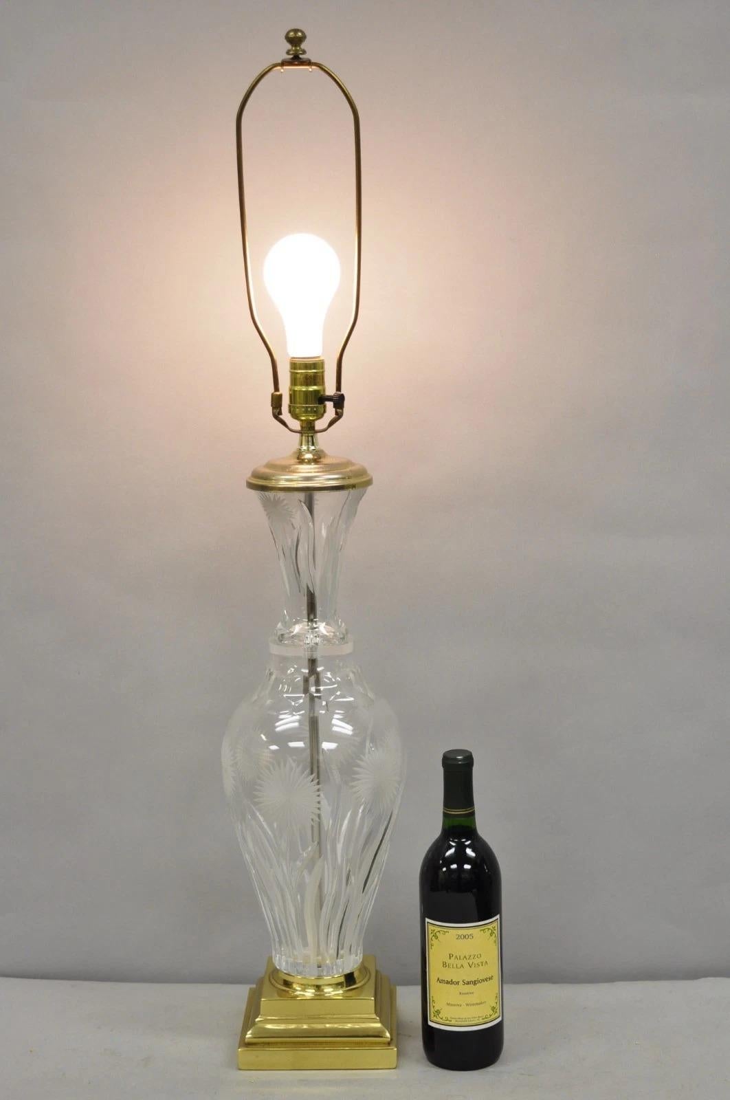 Vintage French Style Cut Crystal Glass 