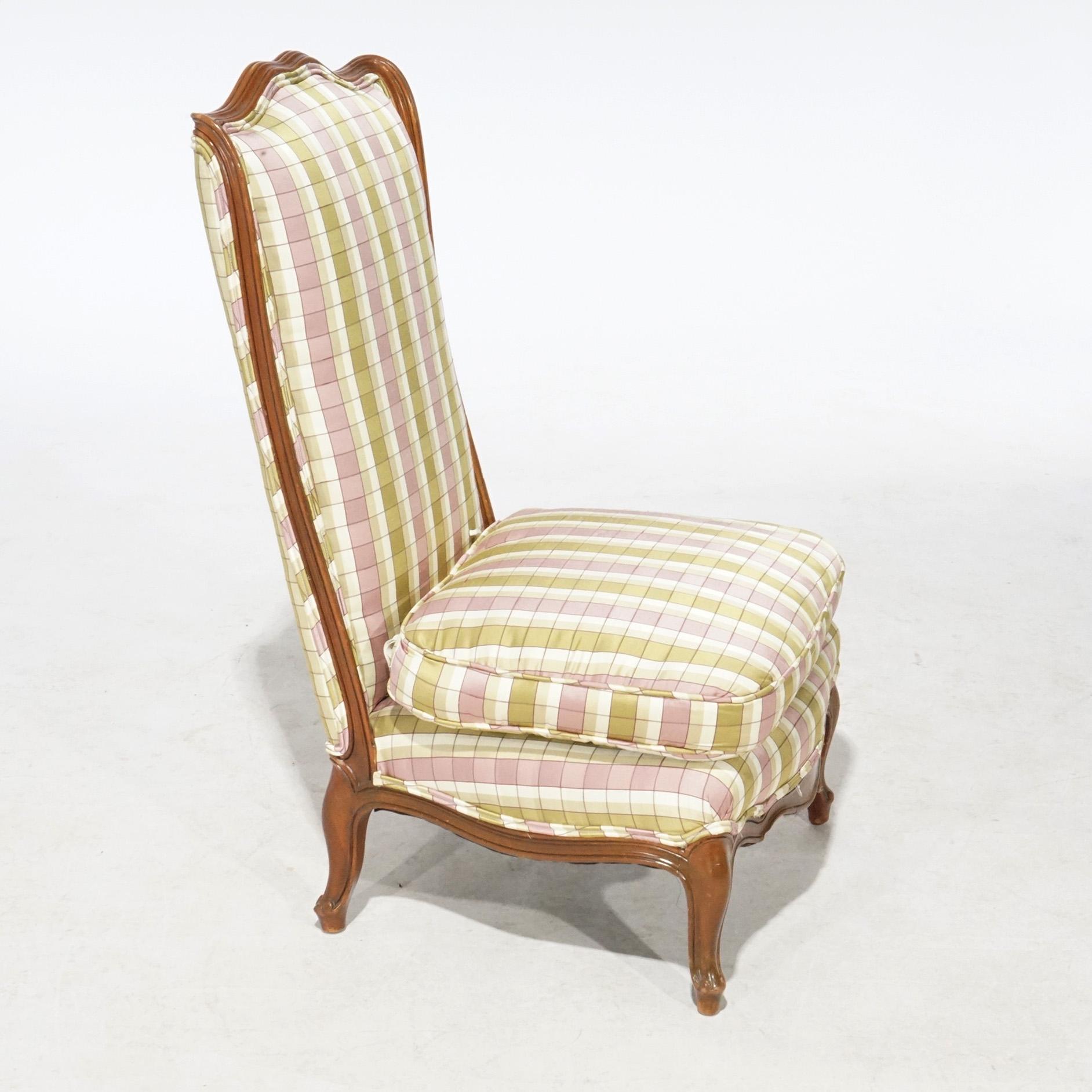 Gepolsterter Sessel im französischen Vintage-Stil für Damen, 20. Jahrhundert im Angebot 1