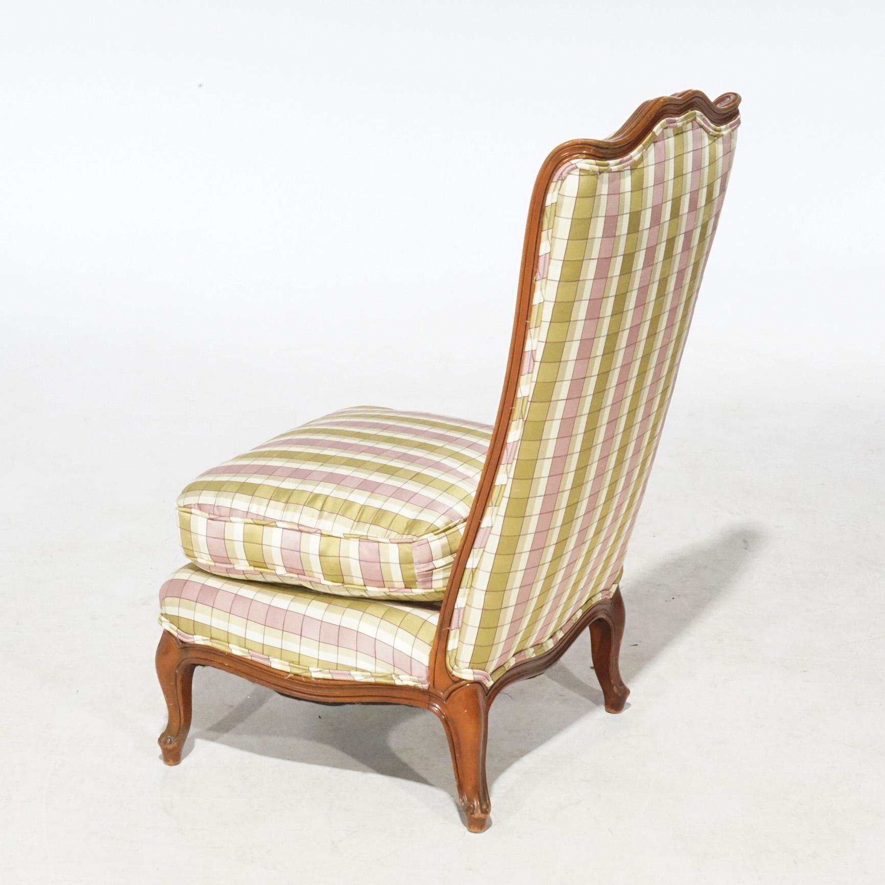 Gepolsterter Sessel im französischen Vintage-Stil für Damen, 20. Jahrhundert im Angebot 2