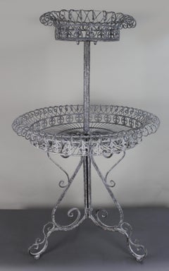 Vintage Französisch Stil Metall Garten Stand