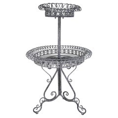 Vintage Französisch Stil Metall Garten Stand