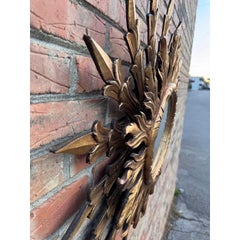 Vintage French Sunburst Mirror