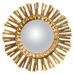Vintage French Sunburst Mirror