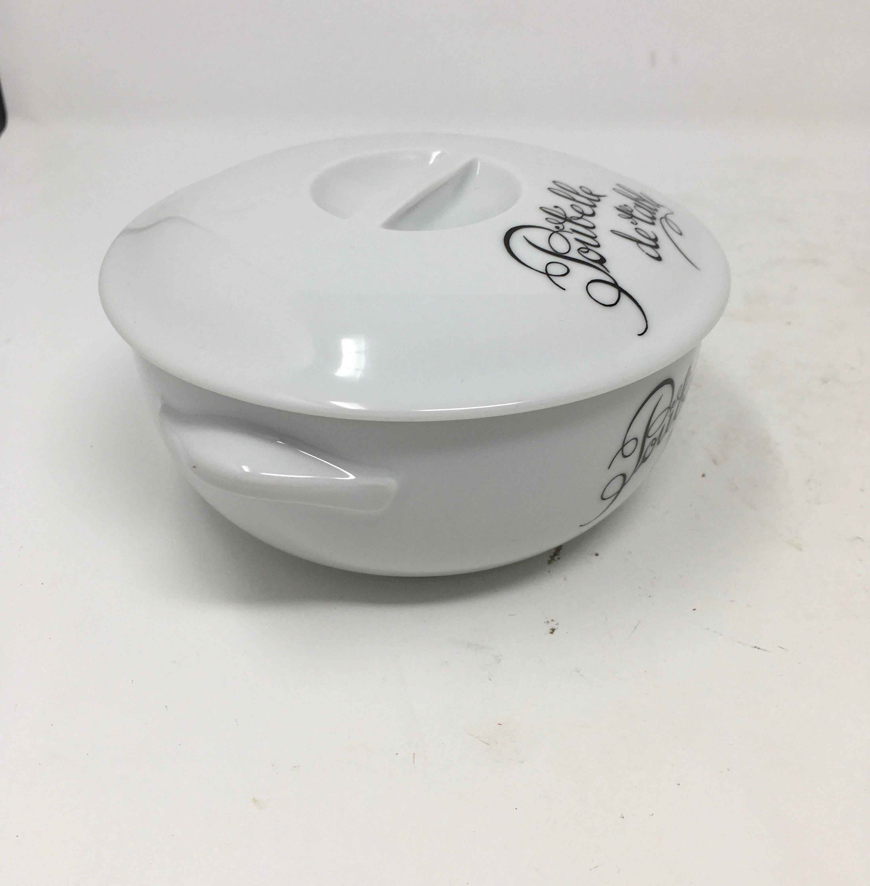 20th Century Vintage French Table Bin, Poubelle de Table
