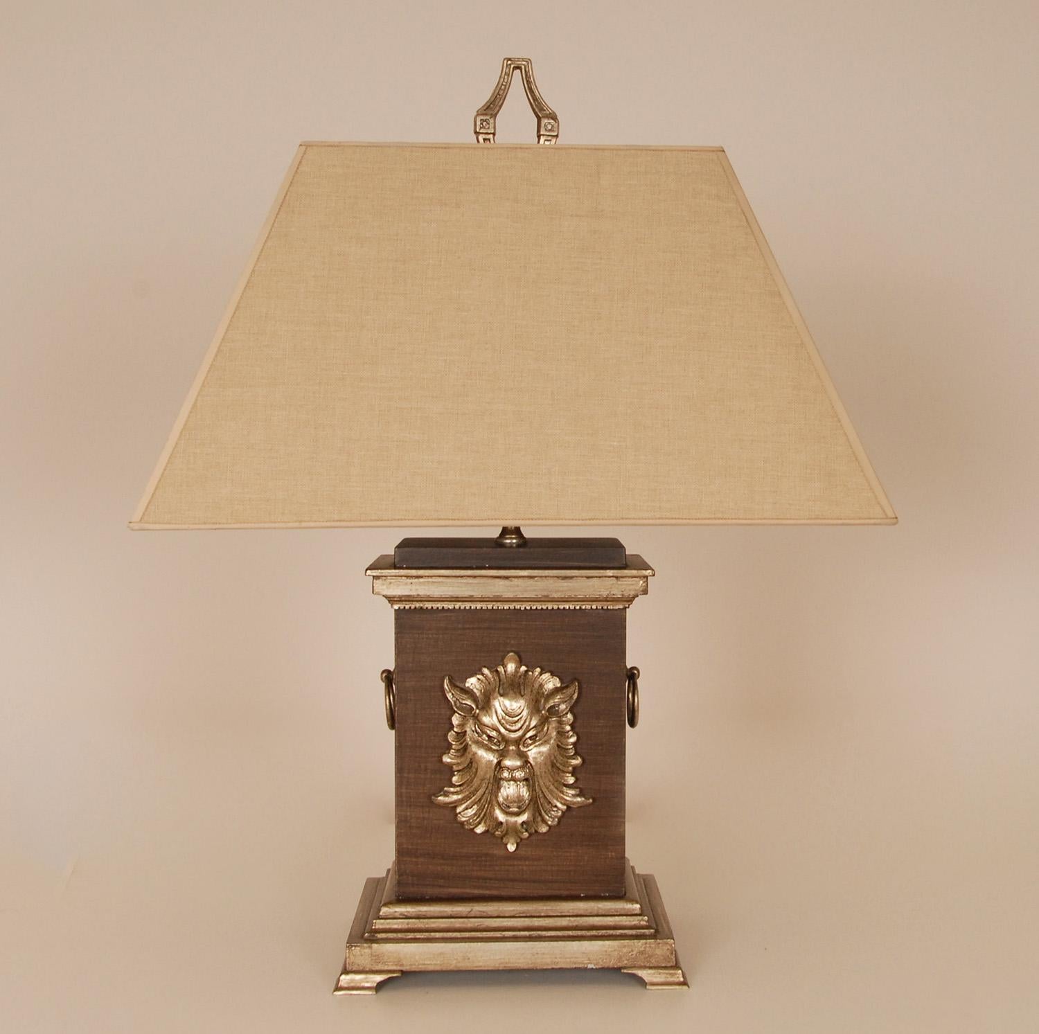 Vintage French table lamps Baroque style Faux rosewood and silver plated wooden bouillotte lamps.
Style: Louis XVI, Empire, Regency, Neoclassical, Antique, Vintage, classic table lamps
Design: In the manner of E.F. Caldwell, Chapman, Maison Charles,