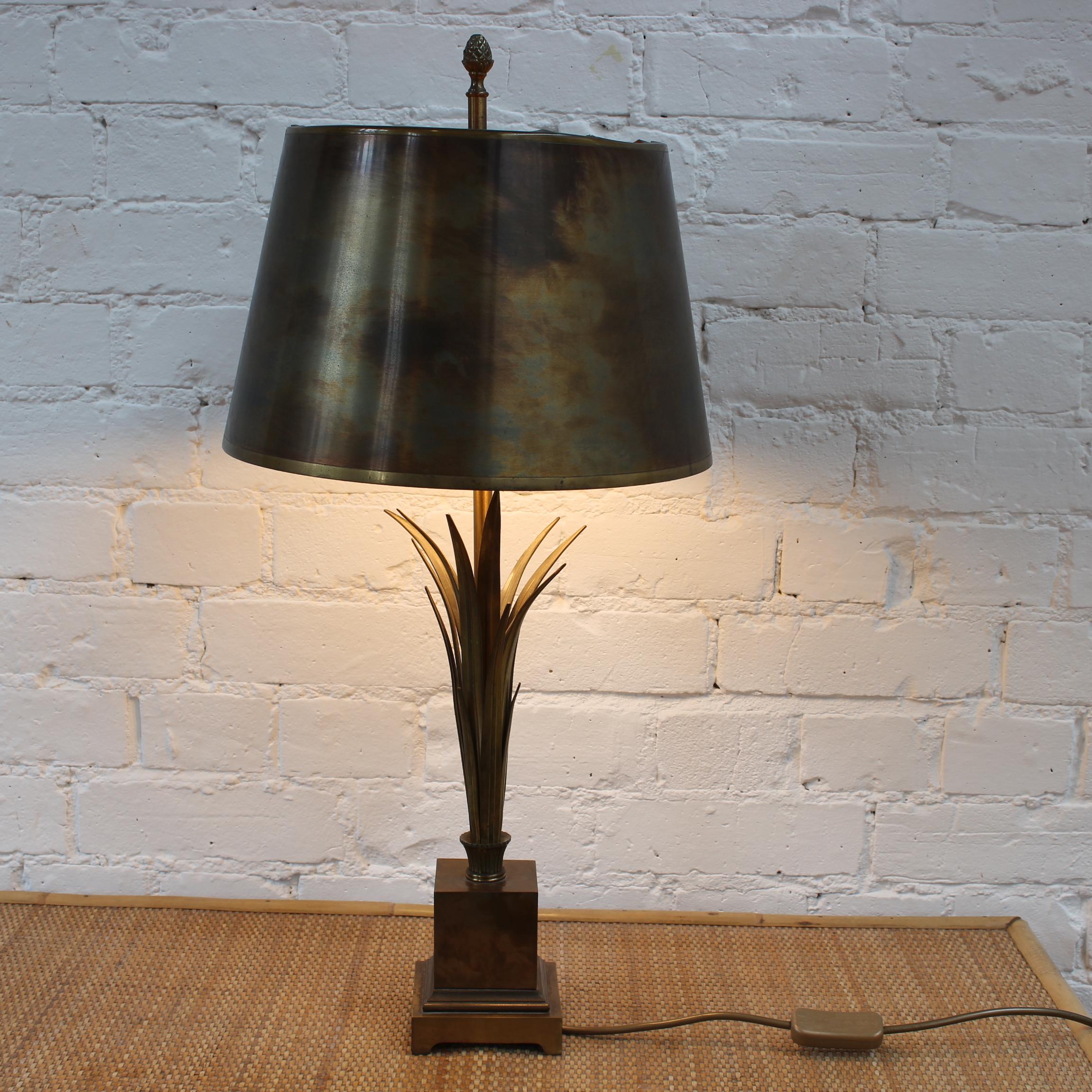 Français Lampe à poser vintage française inspirée par la Nature Attribuée à la Maison Charles en vente