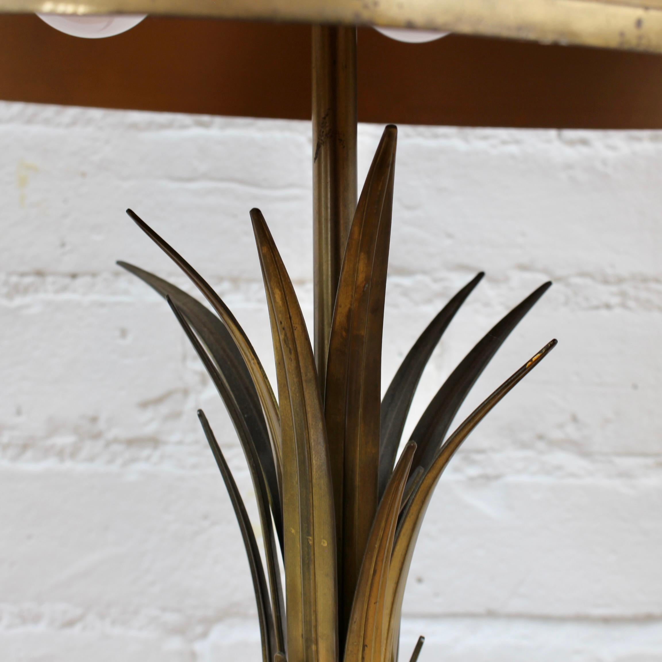 Lampe à poser vintage française inspirée par la Nature Attribuée à la Maison Charles en vente 1
