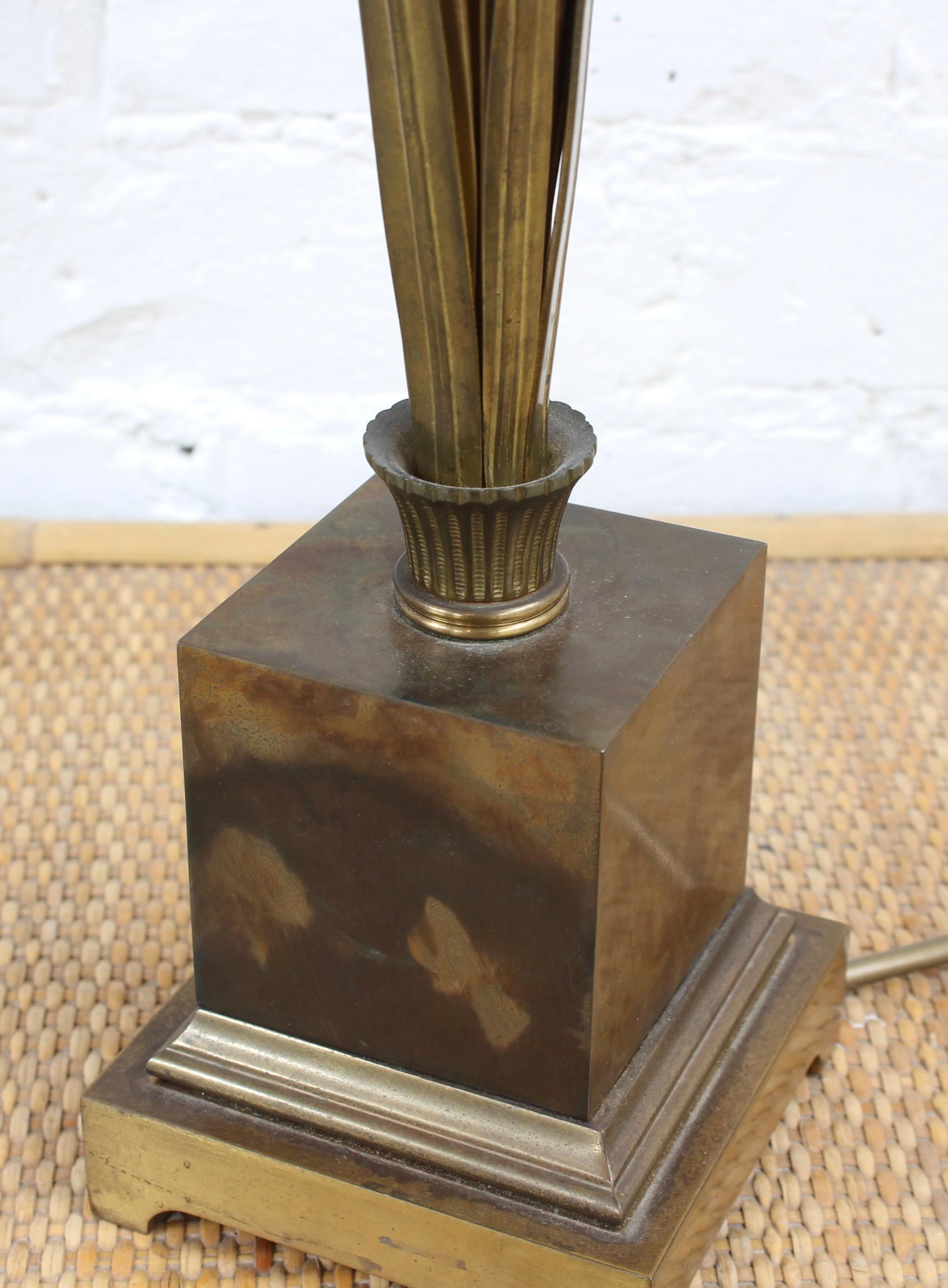 Lampe à poser vintage française inspirée par la Nature Attribuée à la Maison Charles en vente 2