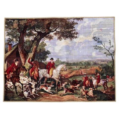 Vintage French Tapestry, 1960s, 1C974