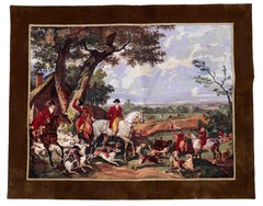 Vintage French Tapestry, 1960s, 1C974