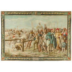 Antique French Tapestry, circa 1940 10'11 x 15'