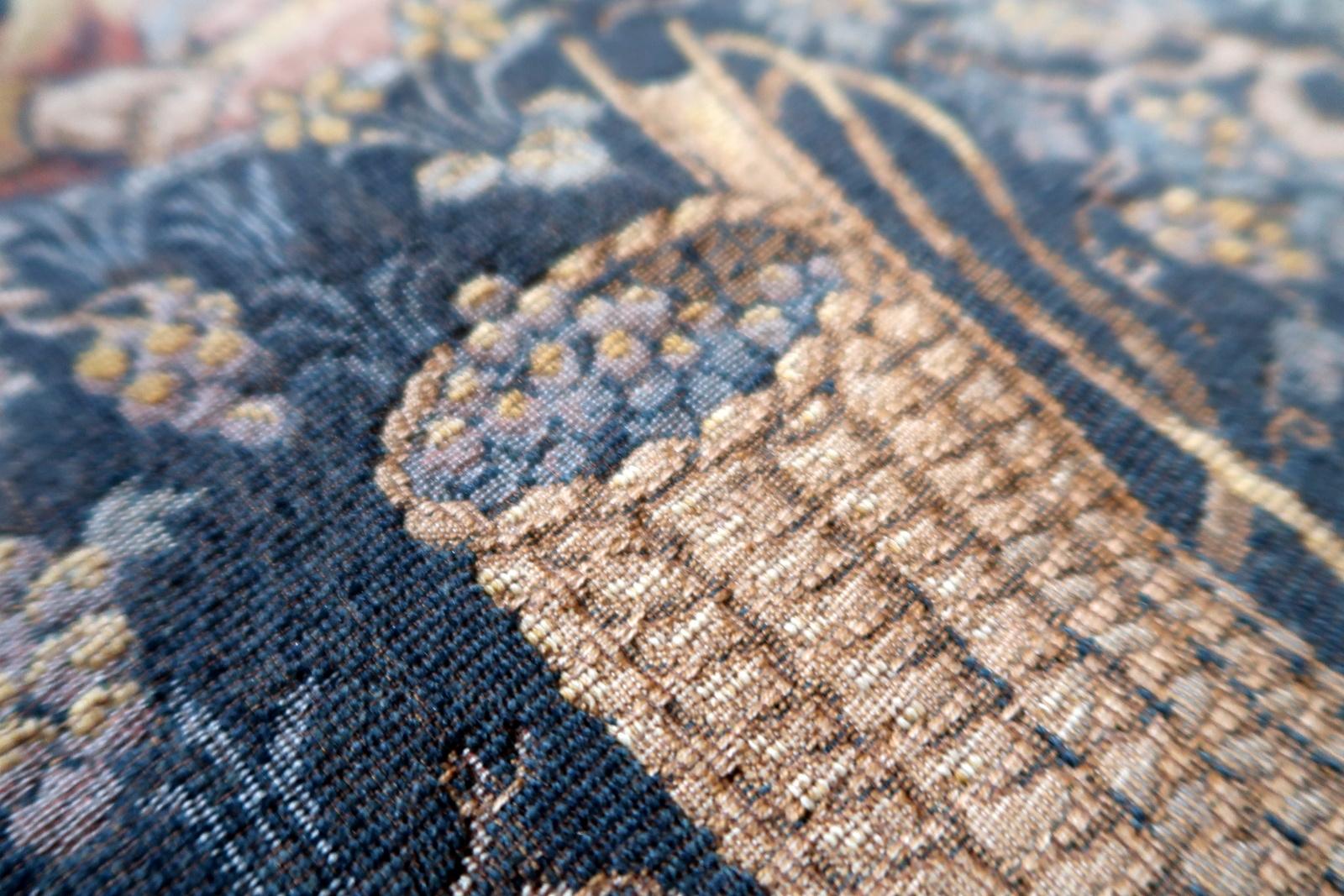 Tapiz francés vintage para colgar en la pared de Marc Waymel, 3' x 3,8', años 60 - 1C1193 en venta 7