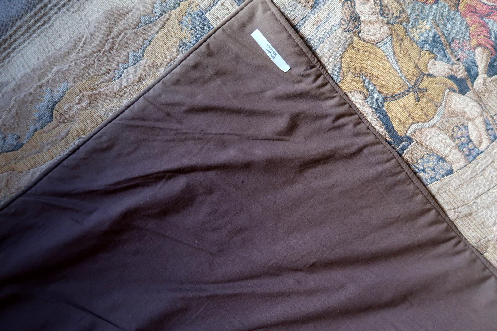 Tapiz francés vintage para colgar en la pared de Marc Waymel, 3' x 3,8', años 60 - 1C1193 en venta 8