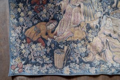 Vintage French Tapestry Wall Hanging by Marc Waymel, 3' x 3.8', 1960s - 1C1193