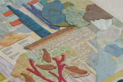 Vintage French Tapestry with Colorful Still Life Pictorial Design - Rug & Kilim