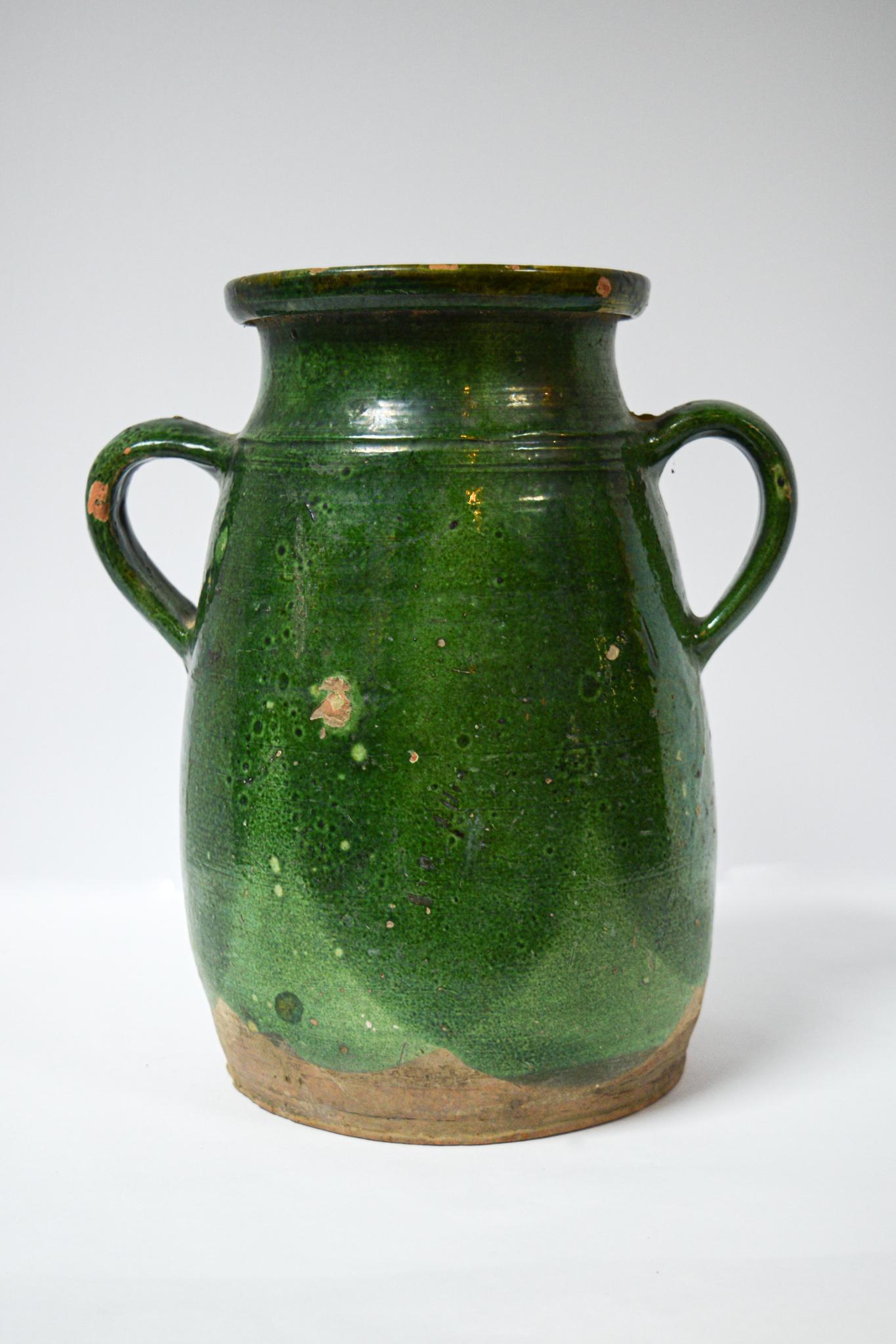 Vintage Französisch Terrakotta-Vase im Zustand „Gut“ im Angebot in Bloomfield Hills, MI