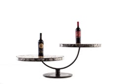 Vintage French Tile Top 'Double Plateau"