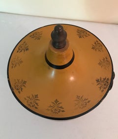 Französische Vintage-Urne mit Deckel aus Zinn