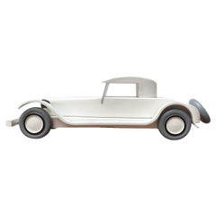 Decoración francesa vintage de coche de juguete de Vilac, años 70