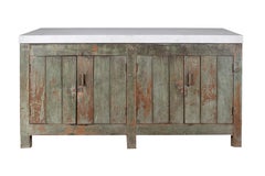 Vintage French Distressed Cabinet