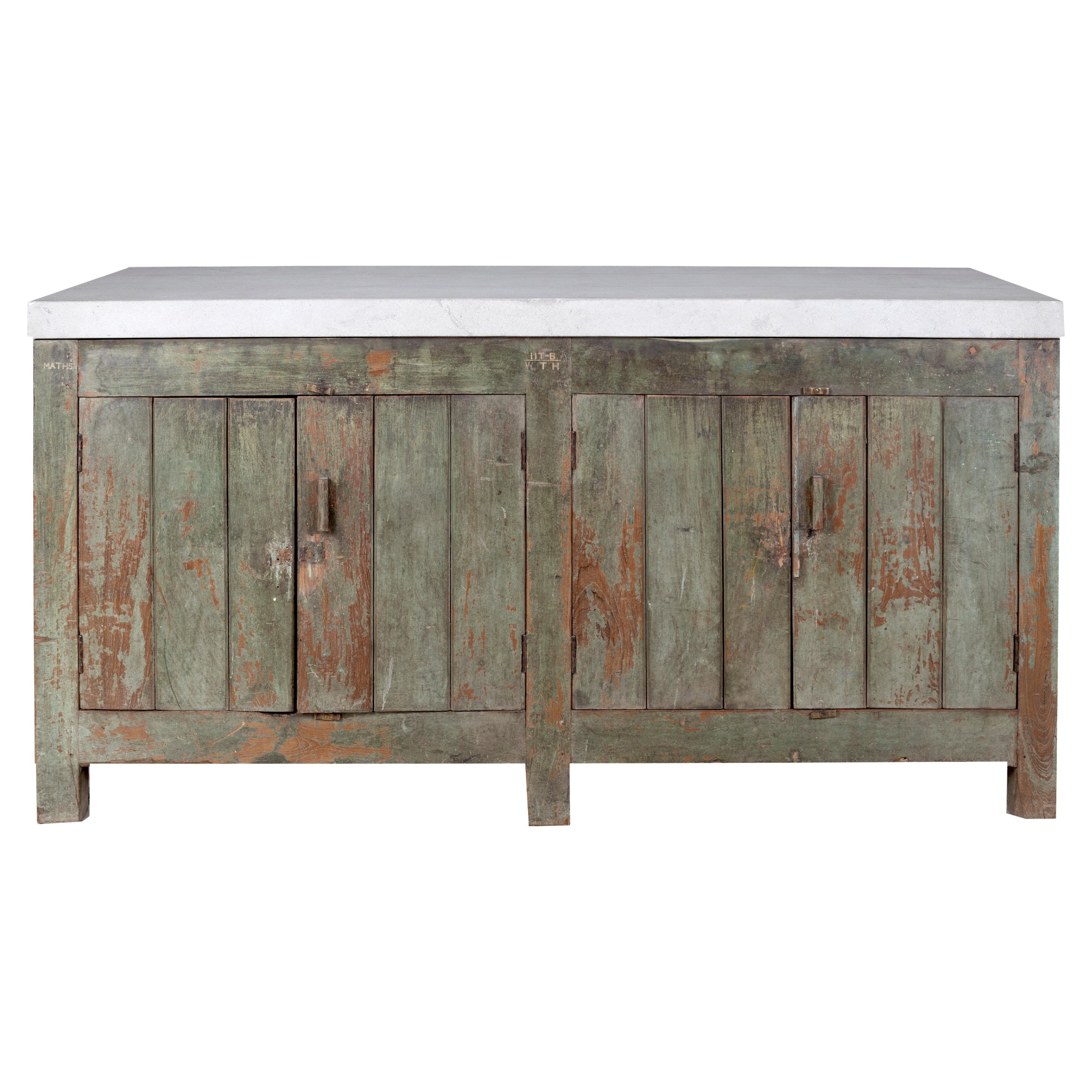 Vintage French Distressed Cabinet