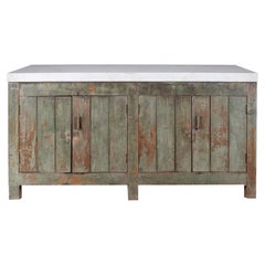 Vintage French Distressed Cabinet