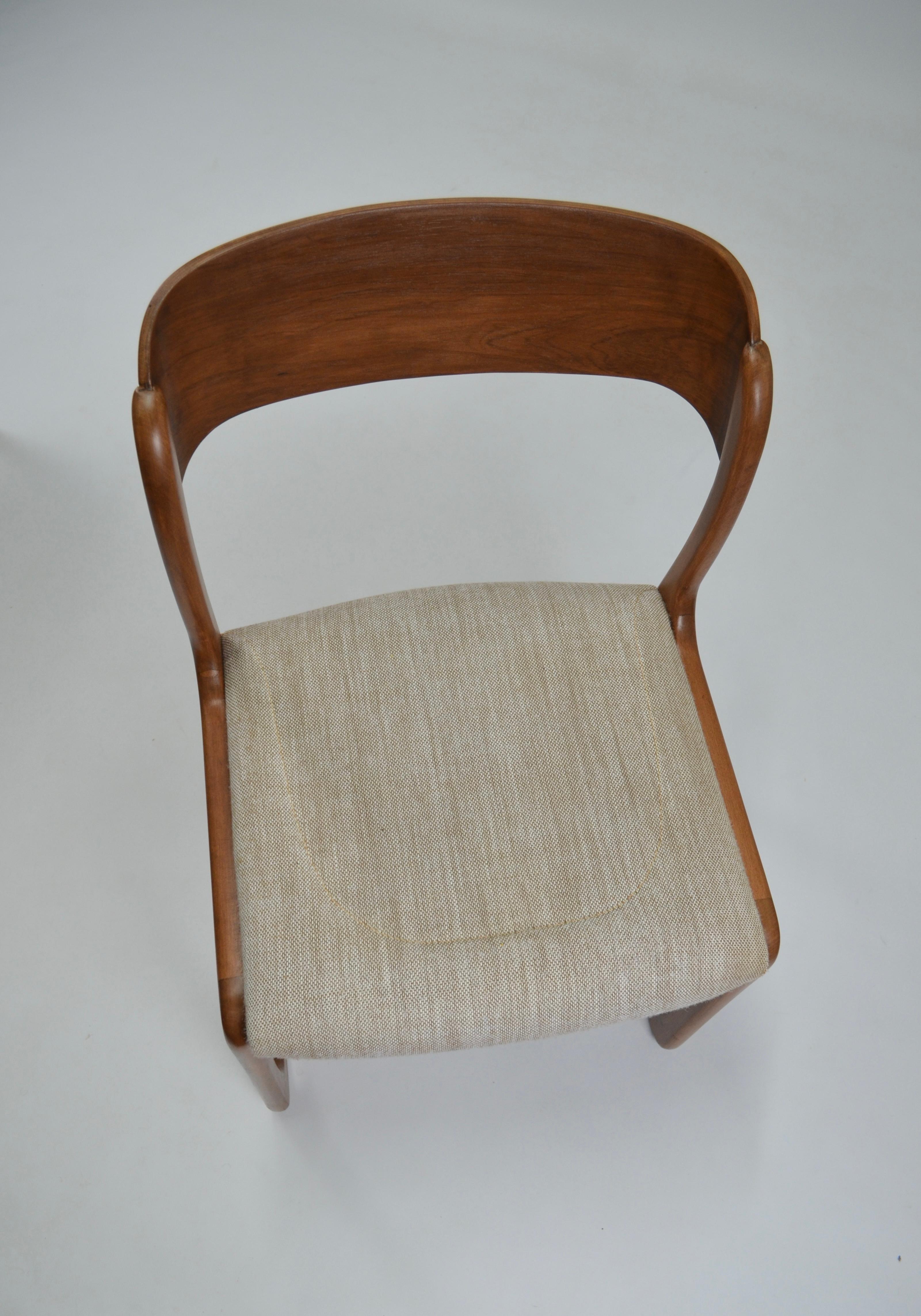 Vintage French Traineau or Sleigh Dining Chairs, Baumann, France, 60s For Sale 4