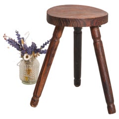 Retro French tripod stool