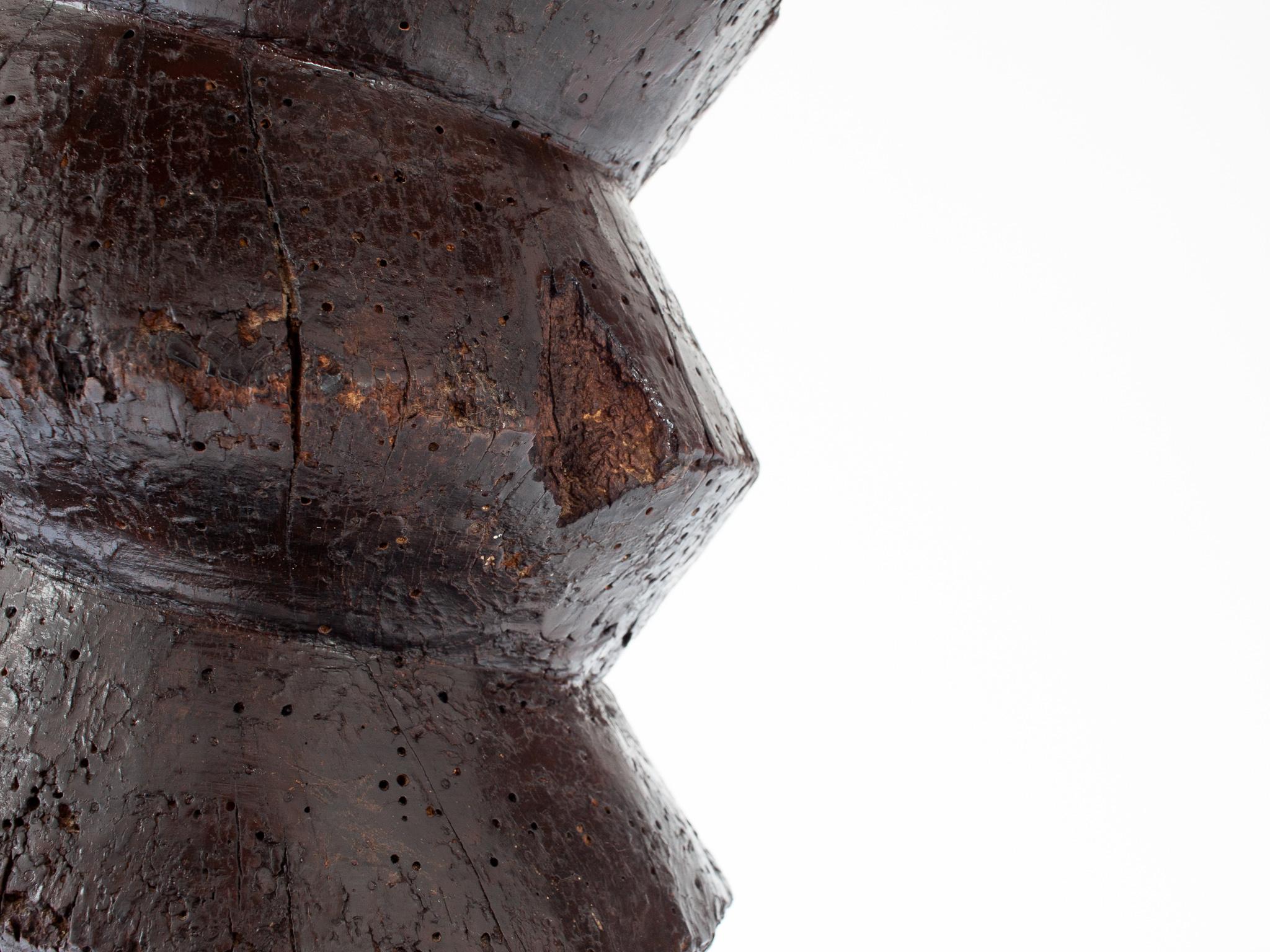 Colonna tornita francese d'epoca con zoccolo a vite, che ricorda Charles Dudouyt in vendita 2
