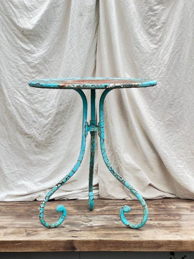 vintage french bistro table