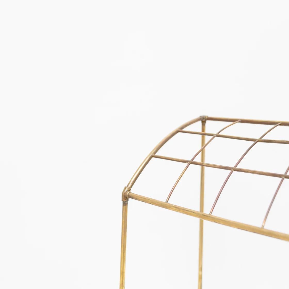 Portaombrelli francese con struttura in ottone, Francia, anni '60 in vendita 1