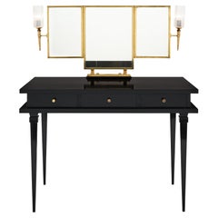 Vintage French Vanity in the Manner of Jacques Adnet