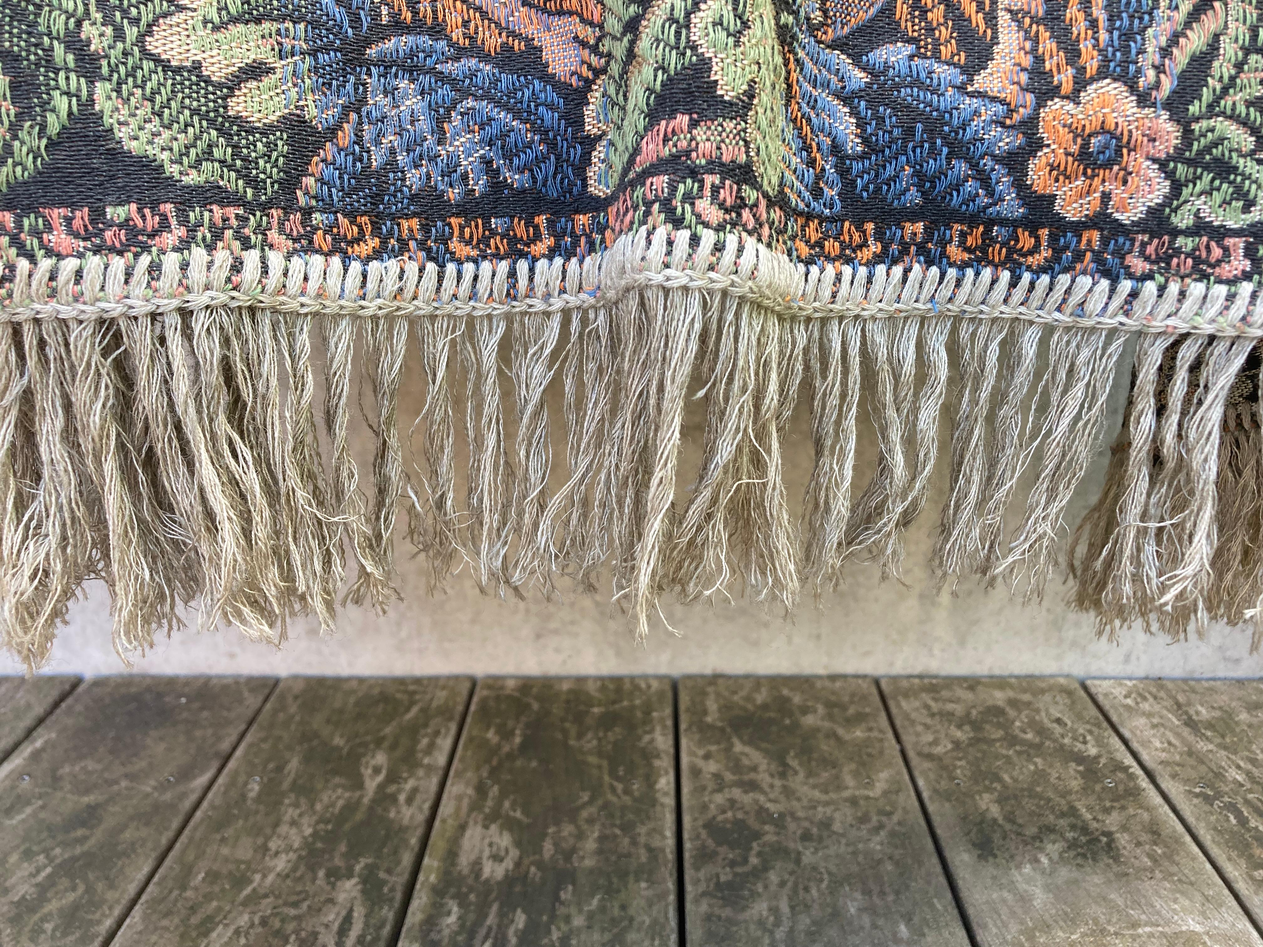 Tissage Tapisserie murale française de l'exposition coloniale de Paris de 1931 en vente