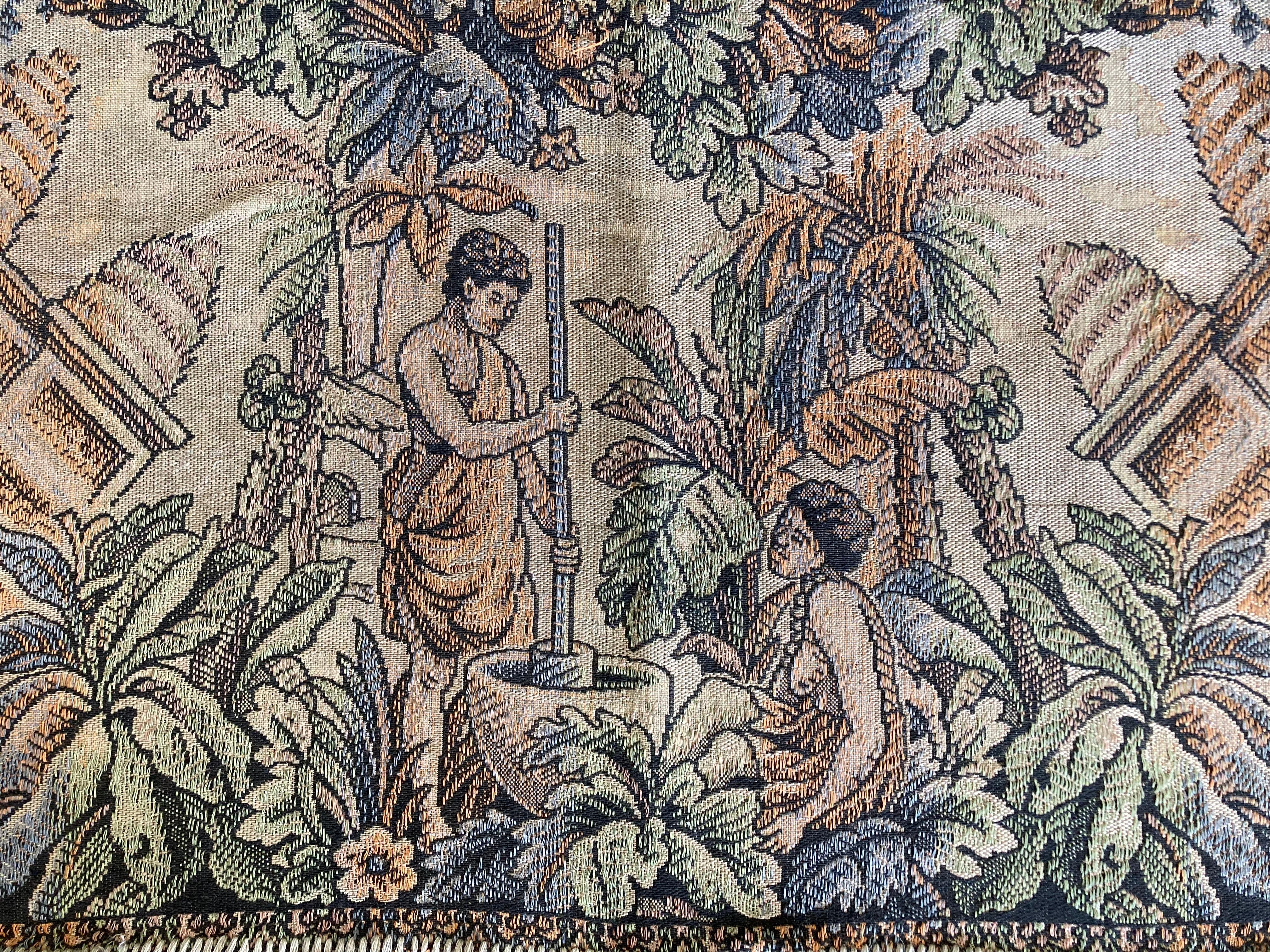 Tapisserie murale française de l'exposition coloniale de Paris de 1931 en vente 2
