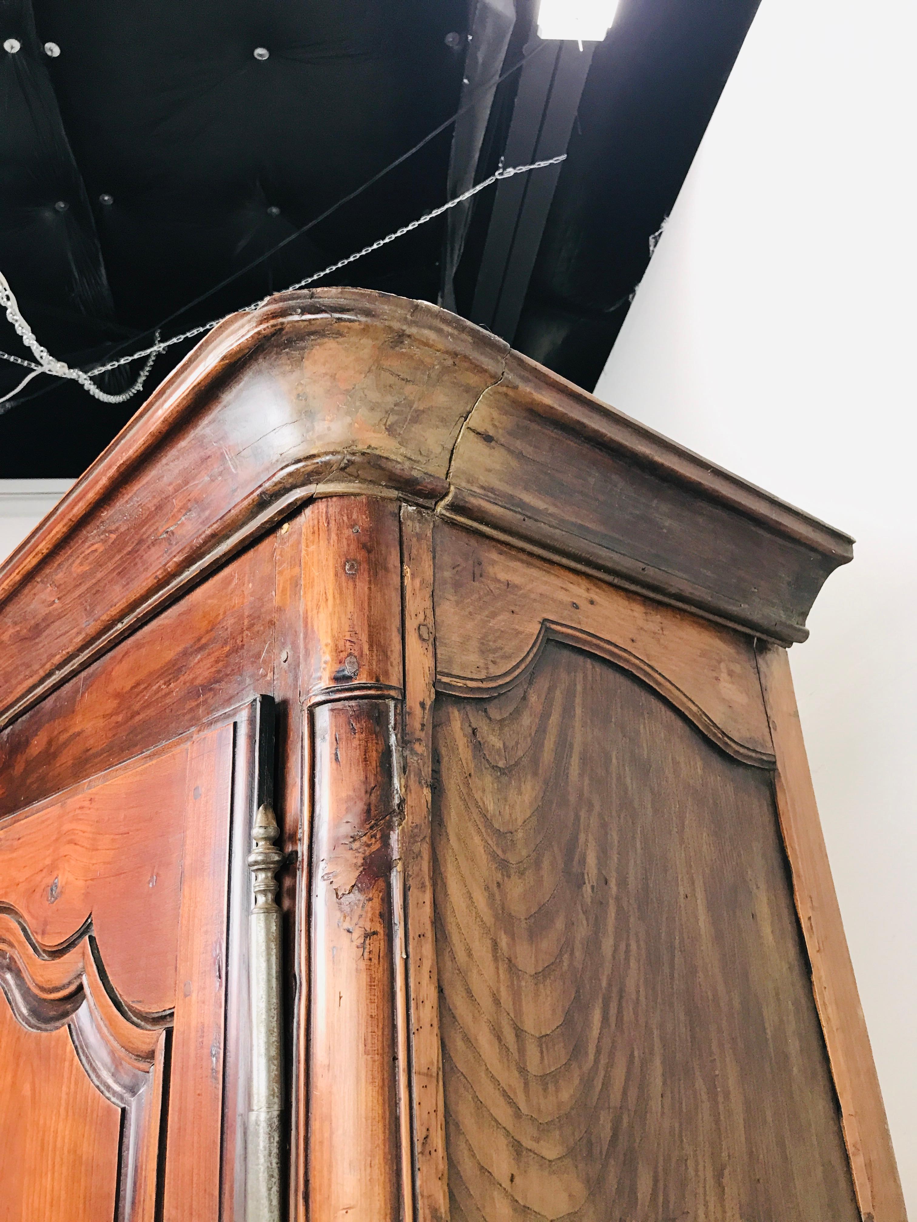Vintage French Walnut Armoire 1