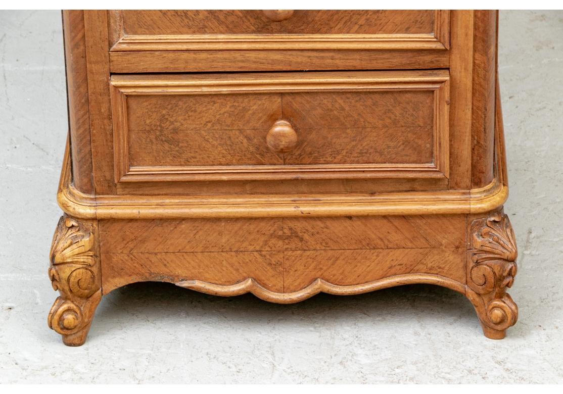 French Provincial Vintage French Walnut Cabinet  For Sale